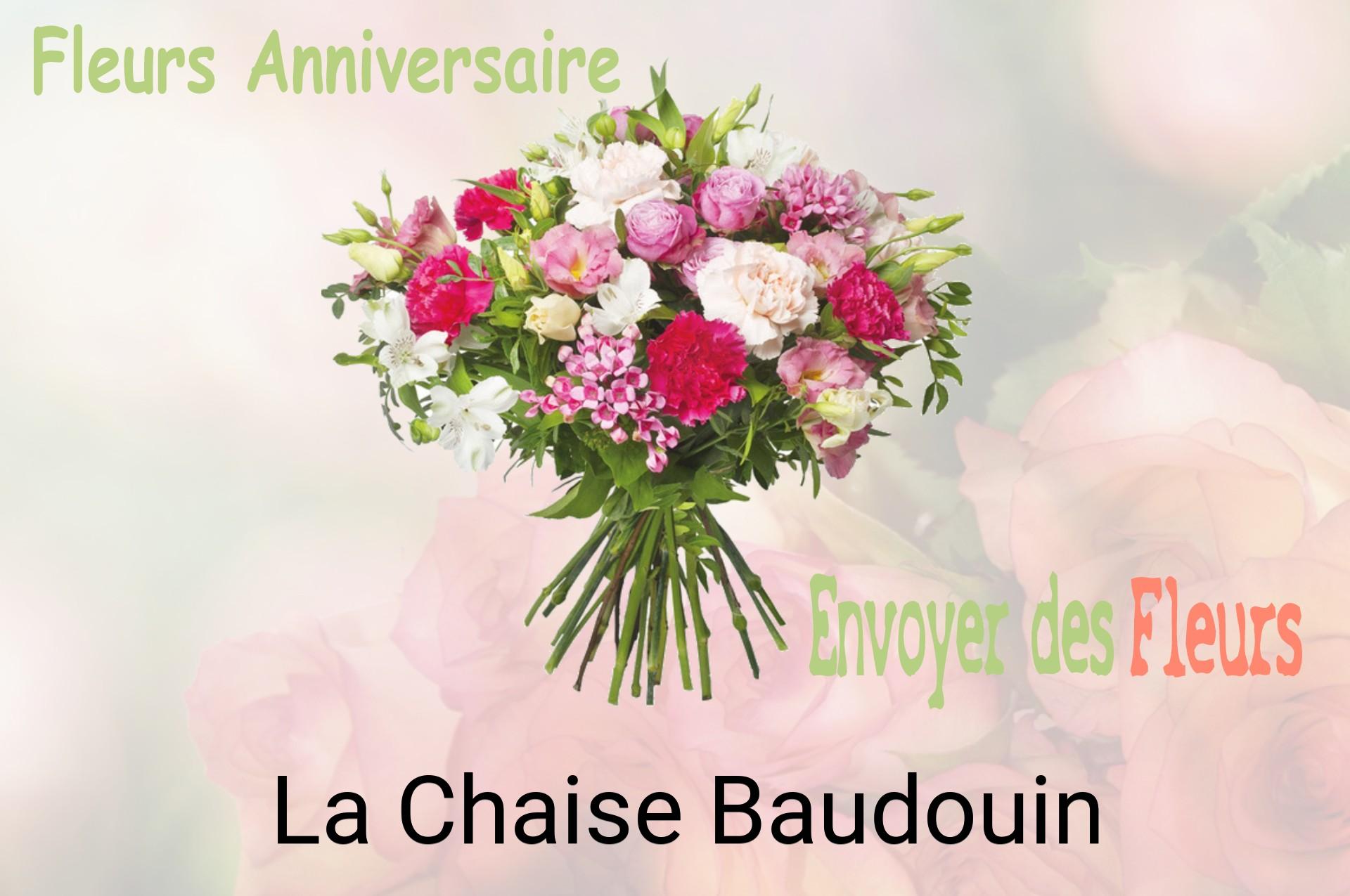 Bouquet de fleurs d’anniversaire livré à La Chaise-Baudouin